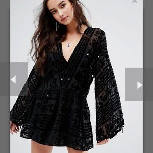 For love and lemons black sheer dress!!